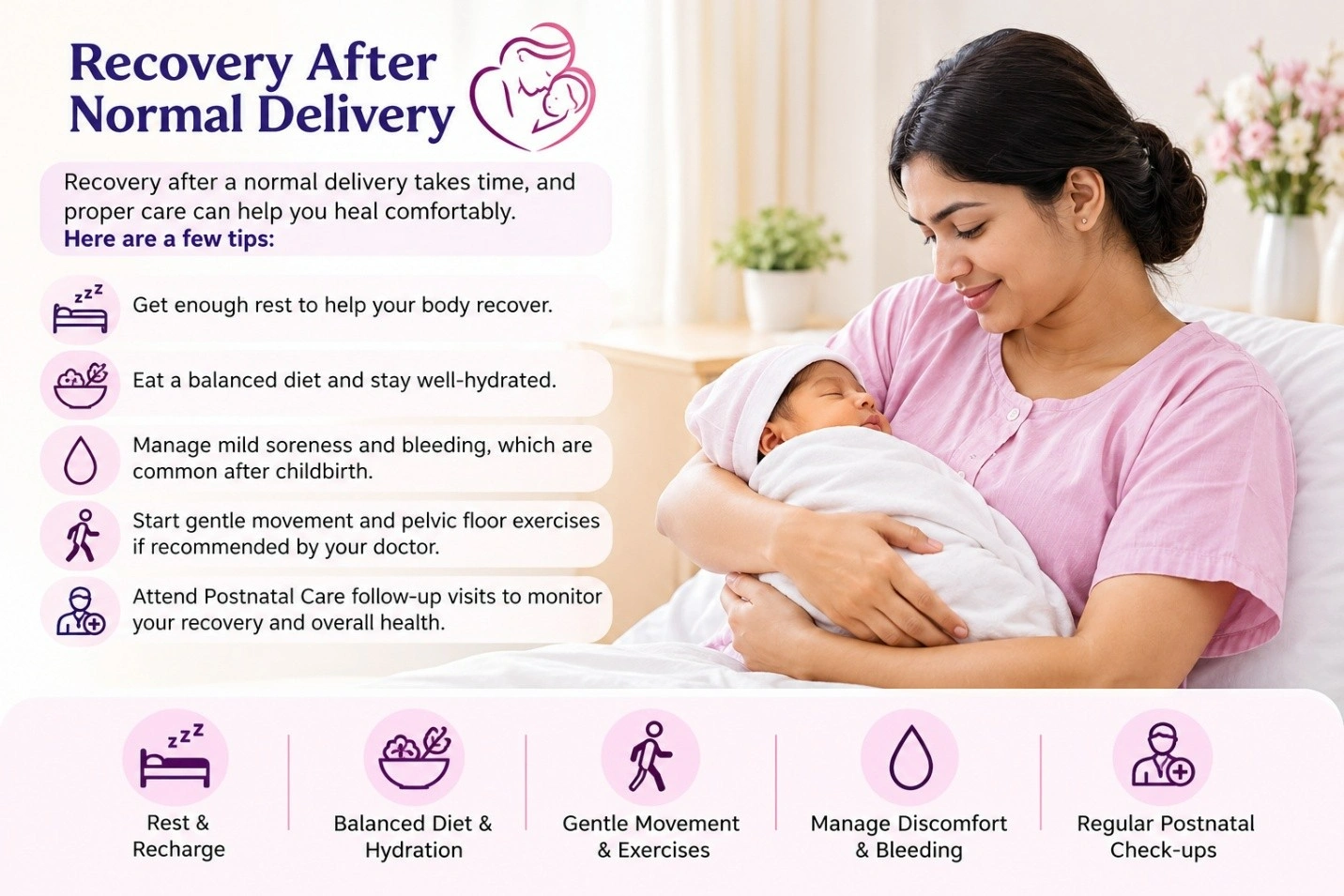 Recovery after normal delivery Recovery after normal delivery
